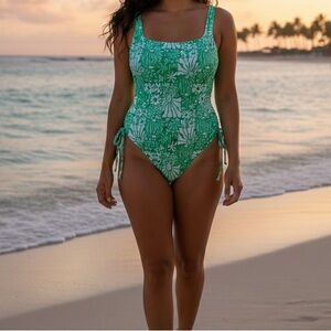 Hurley Side Laced Swimsuit